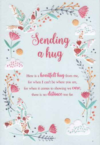 Picture of SENDING A HUG CARD